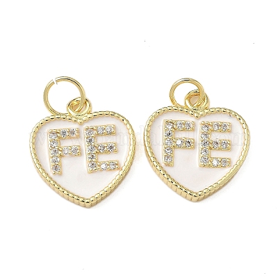 Латунные микро проложить кубического циркония подвески KK-L243-20G-02-1