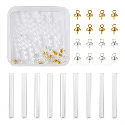 Наборы для изготовления кулонов из бутылок DIY-CD0001-23-1