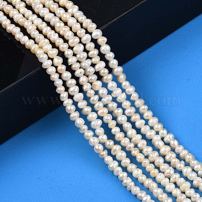 Wholesale Charms Freshwater Pearl Beads Potato Shape Natural