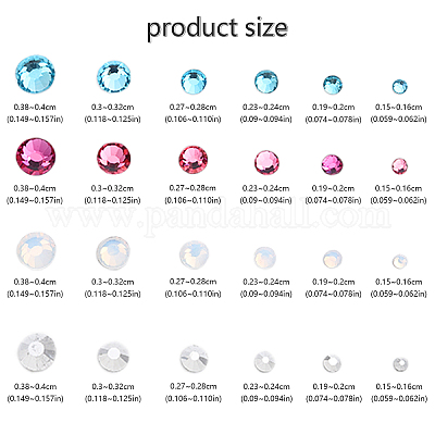 Стеклянные горные хрустальные плоские задние кабошоны RGLA-YW0001-A04-1