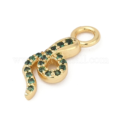 Латунные микро проложить кубического циркония подвески KK-G526-12G-02-1