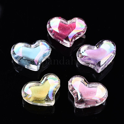 Perles en acrylique transparente&nbsp;TACR-N011-008A-03-1