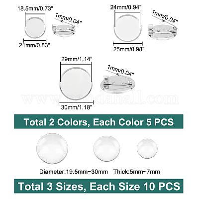 Набор для самостоятельного изготовления броши-купола DIY-UN0004-73-1