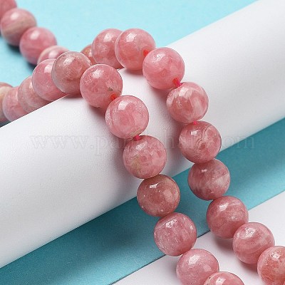 Натуральные аргентинские родохрозитовые бисерные пряди G-L554-03A-01-1