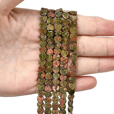 Природные Unakite бисер нитей G-A272-A01-27-1