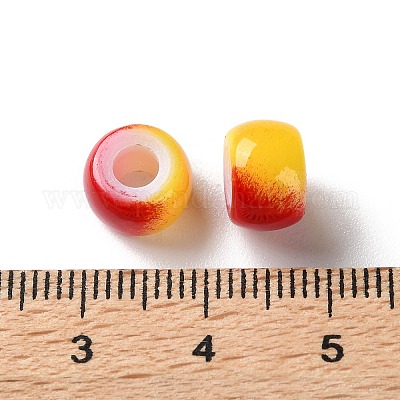 Европейские бусины из АБС-пластика KY-G033-02A-05-1