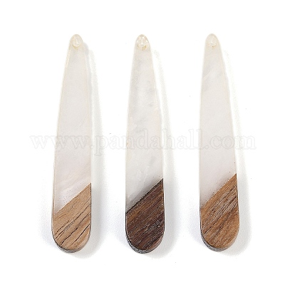 Подвески из смолы и дерева WOOD-F015-01D-1