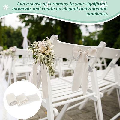 5 метр хлопчатобумажных бахромчатых лент OCOR-WH0045-09C-1