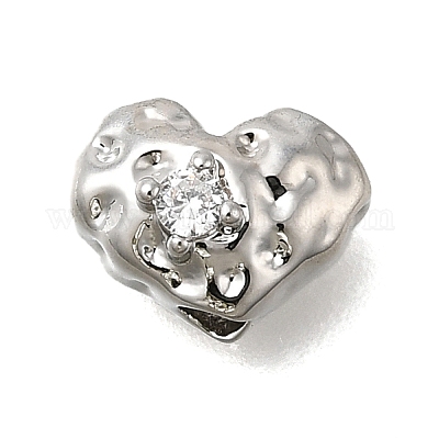 Латунные микропаве из прозрачного кубического циркония KK-U061-15C-P-1