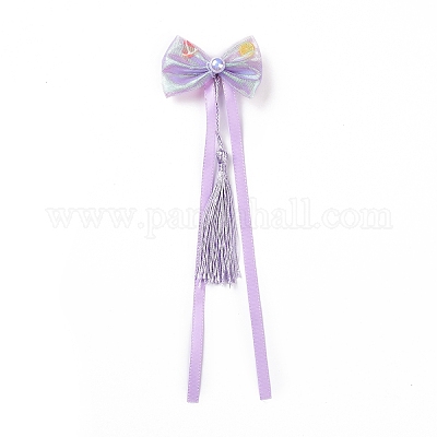 Заколка для волос из кожи аллигатора с бантом PHAR-D013-03E-1