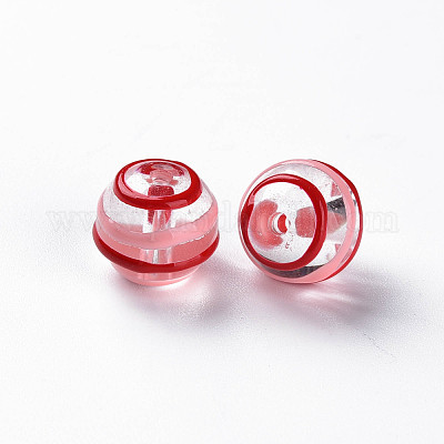 Прозрачные стеклянные бусины GLAA-N049-001B-1