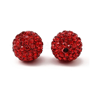 Бусины с класс А стразами RB-B027-27-1