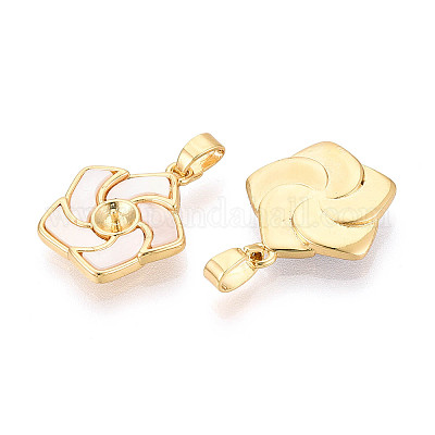 Латунный кубок жемчужный колышек KK-T079-39G-1