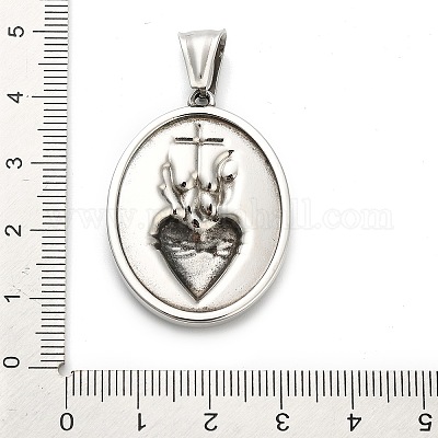 Подвески из хирургической нержавеющей стали 316 STAS-A123-08AS-1