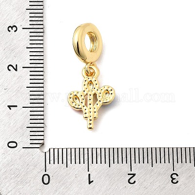 Латунные разноцветные эмалевые европейские подвески KK-F904-18G-1