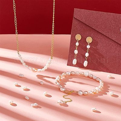 3 нити 3 стилей натуральных культивированных пресноводных жемчужных бусин PEAR-NB0001-86-1