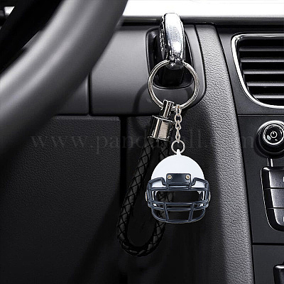 Llaveros de timón de plástico ABS&nbsp;KEYC-WH0025-091-1