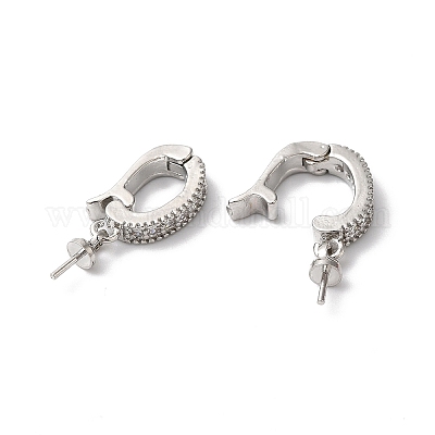 Латунные микро проложить четкие кубического циркония кулон поручительств KK-H483-17P-1