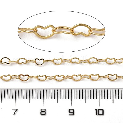 Латунные сердечные цепи CHC-H113-14B-G-1