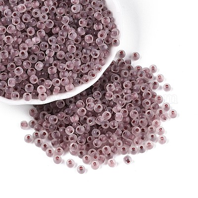 6/0 прозрачный внутри цветной стеклянный бисер SEED-N008-08C-1