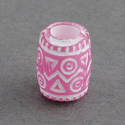 Прозрачного акрилового Европейский бисером X-OPDL-R112-M-1