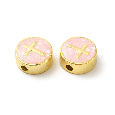 Стойки покрытие латунь эмаль бисер ENAM-D044-04G-1