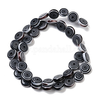 Бусы лэмпворк ручной работы LK-R004-49A-1