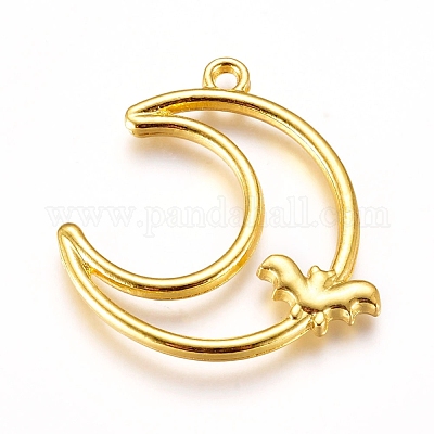 Подвески из цинкового сплава с открытой спиной PALLOY-D199-24G-1