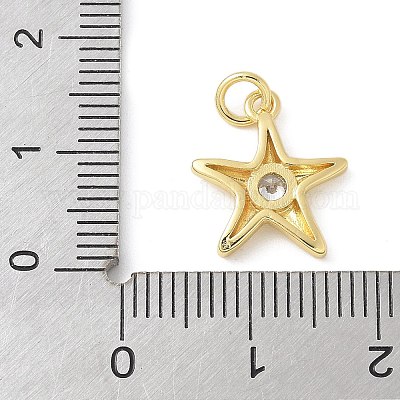 Латунные микро проложить кубического циркония подвески KK-K298-46G-1