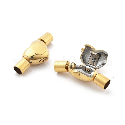 Ионное покрытие (IP) 304 нержавеющая сталь европейские застежки STAS-Z115-04G-01-1