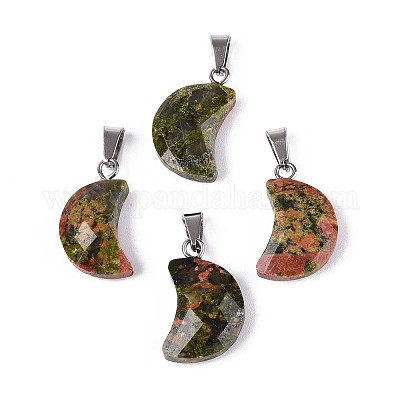 Природные подвески Unakite G-N349-02D-P-1