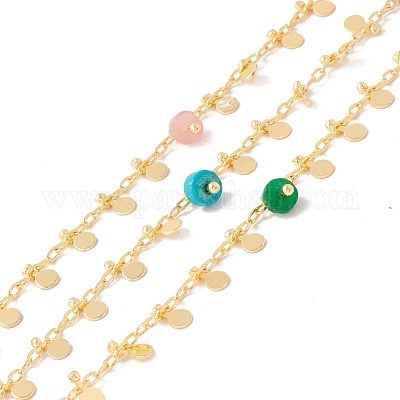 Цепочки из бисера колонны из натурального камня CHC-K012-01G-08-1