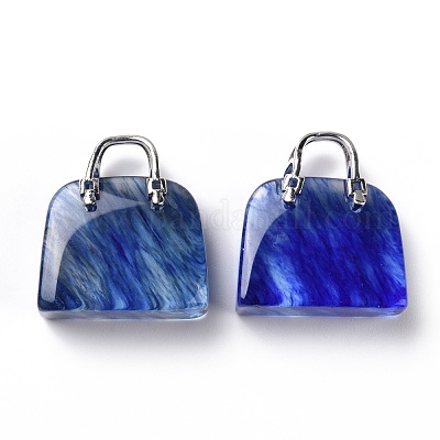 Арбуз камень стекло латунь подвески KK-E274-01P-022-1