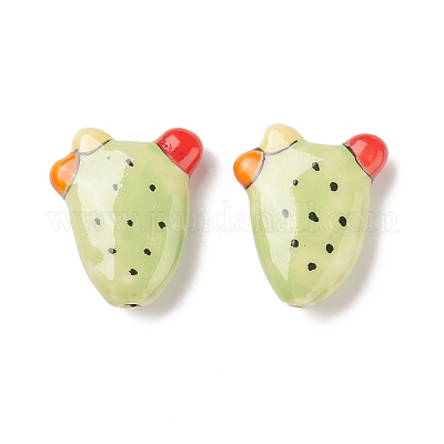 Фарфоровые бусины ручной работы&nbsp;PORC-G002-16B-1