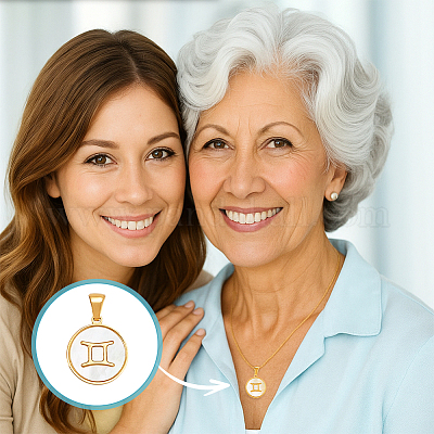 12 шт. 12 стиля из нержавеющей стали с подвесками из натуральной ракушки&nbsp;STAS-WH0044-95-1