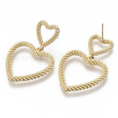 Серьги-гвоздики из латуни KK-N232-103-NF-1