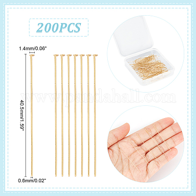 200 шт. штифты с плоской головкой из нержавеющей стали 304 STAS-UN0047-85-1