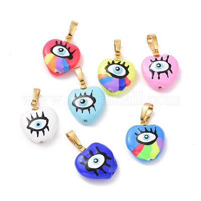 Латунь эмаль подвески FIND-C009-01G-1