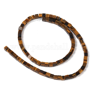 Природных тигровый глаз бисер нитей G-F631-K32-1