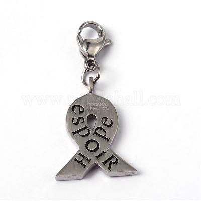 Эмалевые подвески из хирургической нержавеющей стали 316 STAS-L184-050-1