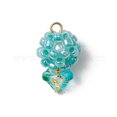 Стеклянные подвески из бисера PALLOY-MZ00593-1