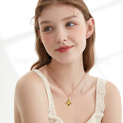 5 комплект подвесок из смоляных бусин от сглаза FIND-FH0009-10-1