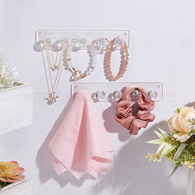 Настенный акриловый держатель для ожерелья AJEW-GA0007-50A-1