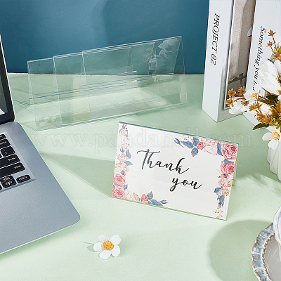 Именная пластиковая настольная подставка ODIS-WH0070-86B-1