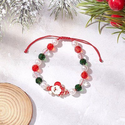 Стеклянные браслеты BJEW-JB12438-02-1