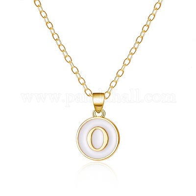 Ожерелья из сплава с белой эмалью FS-WG63565-15-1