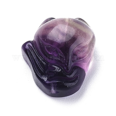 Резные бусины из натурального флюорита G-J387-01-1