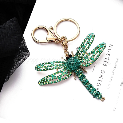 Portachiavi in lega con strass&nbsp;PW-WGB9AB5-01-1