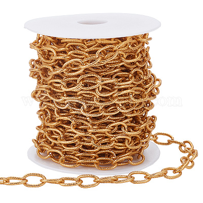 10м овальные оксидированные алюминиевые кабельные цепи CHA-SC0001-04-1