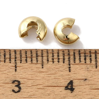 Латунь обжимной шарик крышку KK-K383-07E-G-1